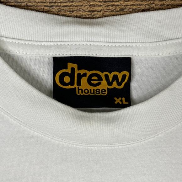 Drew House Buddy SS Tee Shirt Short Sleeve White Golden Retriever Size XL - Picture 3 of 7